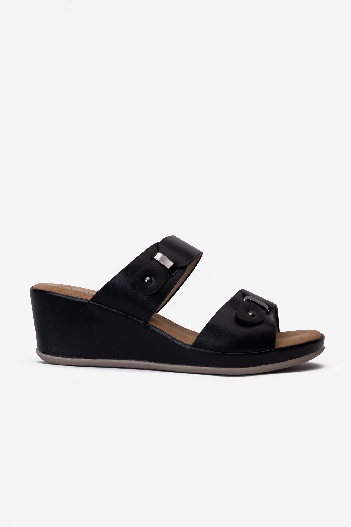 Sandalia Mujer Negro Jordina Thunder Blue Thunder Blue